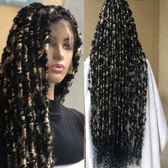 Ever had to sit long hours to get your hair nicely (and painfully) braided into a beautiful, style only to have to spend another 2-3 hours in just about 5-6 weeks for the ultimate take down?  Get our beautiful, durable and continuously reuseable braided wigs and rock different looks for different days of the week, months on end, year after year without the pain, wear and tear effect that braids leave your scalp with. Beauty doesn't need to be pain.  Material used - Sythentic braiding hair. Knots cannot be bleached, however, you can apply your makeup foundation or Lace tint to hide lace grids giving you a more natural look. Finish - Full lace  Baby hair - Yes  Colour - As seen    Shipping - Free Grey Box Braids, 4 Braids, Star Hair, Makeup Foundation, Box Braids, Makeup Yourself, Baby Hairstyles, Locs, Her Hair