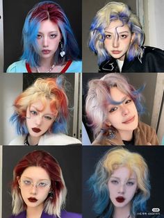 Mom Cut, Pretty Hair Color, Hair Color And Cut, Colored Hair, Hair Dye Colors, Hair Inspiration Color