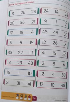 an open book with numbers and times on it