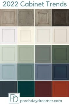 the color scheme for our cabinet doors