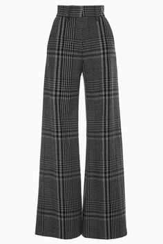 High Waisted Wide Leg Pants, Elegante Casual, Wide Leg Pant, Looks Chic, Plaid Pants, Wide Legs, Stage Outfits