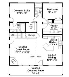 the floor plan for a small house with two bedroom and an attached bathroom area, along with