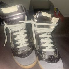 Worn Like 4 Times, Nice Collectible Stylish History Us 8.5 Eu 41 Maison Martin Margiela Shoes, Hightop Sneakers, Margiela Shoes, Martin Margiela, Mm6 Maison Margiela, Mens Shoes Sneakers, Men's Shoes, Shoes Sneakers, Man Shop