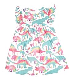 Great Lakes Kids Apparel | Milk Silk Flutter Dresses Starting at $10 Dinosaur Dress, Childrens Clothing Boutique, Sisters Dress, Frozen Inspired, Angel Dress, Flutter Dress, Milk Silk, Handmade Dresses, Vintage Coat