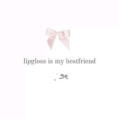 a quote with a pink bow on it that says, i'm my best friend