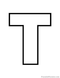 the letter t is shown in black and white