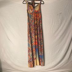 Pura Vida Halter Maxi Dress Multi Color Size M. Yellow, Orange, Blue, Purple, Black. Poly Blend. Brand New Never Worn. No Snags Rips Or Tears. Casual Colorful Patterned Maxi Dress, Flowy Multicolor Print Maxi Dress, Fitted Multicolor Print Summer Maxi Dress, Yellow Summer Maxi Dress With Vibrant Print, Multicolor Flowy Sundress Maxi Dress, Summer Yellow Printed Maxi Dress, Flowy Multicolor Sundress Maxi Dress, Spring Yellow Maxi Dress With Vibrant Print, Colorful Sleeveless Sundress Maxi Dress