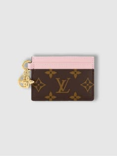 Gender: Women Brand: LOUIS VUITTON Product Name: LV Charm Monogram Card Wallet Pink Brown Bags Alora Code: 84299534 Color: brown Composition: Canvas, Cowhide Leather Origin: France Features: 4 Card Slots Designer Style ID M82739 Pink Lv Wallet, Pink Louis Vuitton Wallet, Lv Wallet Women, Louis Vuitton Wallet Women, Anniversary Present Ideas, Dior Wallpaper, Manifest Vision Board, Lv Tote, Louis Vuitton Keychain