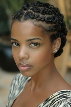 #BEAUTY ,#REALATIONSHIPS #Fashion #Outfits #Summer Outfits #Animals Twist Down Hairstyles, Braids With Your Natural Hair, Braids Updo For Black Women, Afro Braids Hairstyles, Natural Long Hairstyles, Box Braids Updo, Natural Hair Ideas, Braided Hair Styles, Hairstyles For Natural Hair