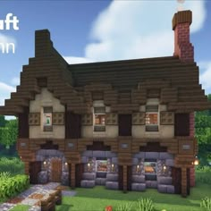 an image of a house in minecraft