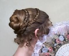 Grecian Hairstyles, Regency Dress, Vintage Hairstyles, Cute Hairstyles