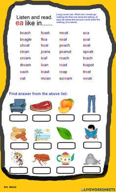 the words in this worksheet are for children to learn how to read them