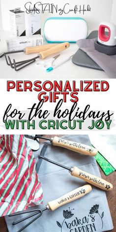 personalized gifts for the holidays with cricutjoy - click to see more