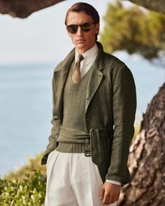 Herringbone Suit, Evening Accessories, Coastal Elegance, Ralph Lauren Style