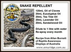 an advertisement for snake repellent in australia