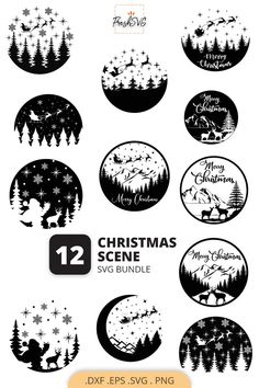 Christmas scene svg, Christmas scene svg Bundle, Merry Christmas SVG, Christmas scene Silhouette, Santa SVG, Digital File, Cricut Svg Cross Monogram, Cross Vector, Santa Svg, Background Christmas, Merry Christmas Svg, Cricut Designs, Graphic Design Fun, Christmas Scene