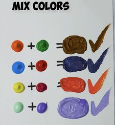 an art project for kids to make with their own paints and crayon pens