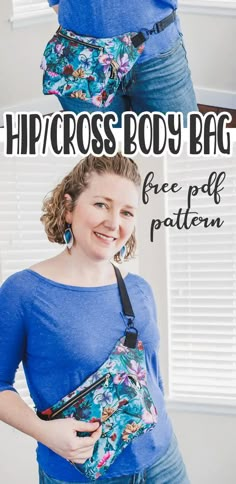 the hippos body bag sewing pattern is easy to sew, and it's great for beginners