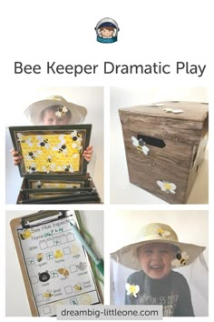 the bee keeper dramatic play is an easy way to teach children how to use bees