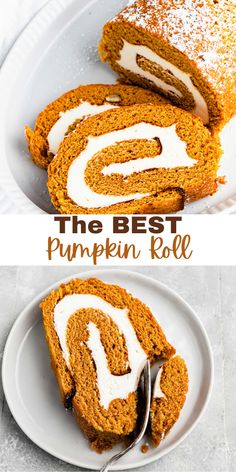 the best pumpkin roll recipe with cream cheese frosting