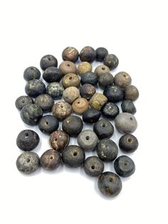 The Beautiful Old Ancient Antique Stone Age Stone Beads From Central Asia Good Conditions Wooden Beads For Jewelry Making, Artisan Round Spacer Beads, Large Round Amulet Beads, Polished Amulet Beads, Innovative Packaging, Antique Stone, Carnelian Beads, Stone Age, Jewelry Beads