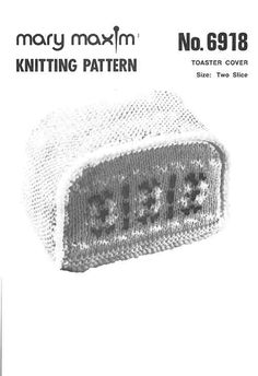 an old knitting pattern for a baby's hat