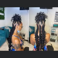 Crazy Hair Braids, Black Hair Updo, Cabello Afro Natural, Black Hair Updo Hairstyles, Braiding Styles, Big Box Braids Hairstyles, Feed In Braids Hairstyles, Goddess Braids Hairstyles, Hair Twist