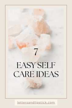 7 Easy Self Care Ideas with Crystals Types Of Self Care, Morning Pages, Sleeping Too Much, Balanced Life, Best Face Mask, Psychology Today, Your Best Self