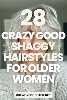 Click for More ➡️ | Save for Later ❤️  Looking for a new hairstyle to give your look a lift? These 28 trendy shaggy haircuts for older women, from pixies to mid-length layers, will inspire your next salon visit. Whether you go for a daring color or keep it natural, these styles deliver texture and volume to fine or thinning hair while being low-maintenance.  #ShaggyHairstyles #OlderWomenHair #ShaggyHaircuts #HairInspiration #FineHair #PixieCuts #LayeredHair #2024HairTrends #ChoppyLayers #TexturedCuts Over 50 Shag Hairstyles For Women, Haircuts For Women With Thinning Hair, Hairstyles For Medium Length Hair For Women Over 60, Grey Haircuts For Women, Hair For 60 Year Old Women, Growing Hair Out, Hairstyles For Over 60 Older Women, Shaggy Bob Curly Hair, Haircuts For Older Women Over 60