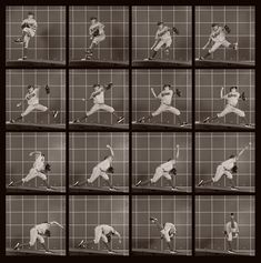 black and white photographs of men playing tennis in different positions on the same team,