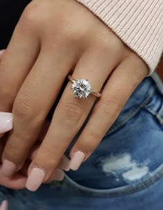 Rings For Women | Rings Aesthetic Prong Engagement Rings, Round Engagement Rings, Razzle Dazzle, Ringe Gold, Harry Winston, Dream Engagement Rings, Engagement Ring Sizes, Engagement Rings Round, Beautiful Engagement Rings