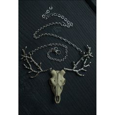 Skull necklace from polymer clay. Deer \ goat skull pendant with metal horns. Material: premium polymer clay Size: length of the skull - 1.9 inch, the length of each horn -2 inch. The length of the necklace (along with the decorative element ) varies from 15 to 19 inches. If you need to change the length-email me and I will do it. Horns - pay attention - the horns are made of an alloy of metals. Over time, they may change color or darken - but the necklace will not look worse from this, it will just become with a vintage effect. Combined with realistic bone texture, it looks good.You can choose configuration horns These simple rules guarantee that the thing will last you a long time.  Avoid aggressive liquids, abrasives, protect from scratches. Love and wear =). Please pay attention! Unfor Clay Deer, Bone Texture, Oddities Jewelry, Metal Horns, Goat Skull, Necklace Gothic, Virtual Wardrobe, Deer Skull, Deer Skulls