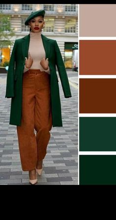 Hoc Autumn, Autumn Deep, Muted Colour, Colour Combinations Fashion, Color Combos Outfit, Color Blocking Outfits, Color Combinations For Clothes, Trendy Fall Outfits, Stylish Work Outfits