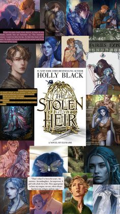 an image of the cover for holly black's new novel, the stolen heir