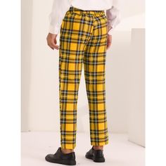 The plaid pattern pants for men are of trendy and modern design, making your outfit more youthful. Different from ordinary plaid pants, the pattern design of these pants is more fashionable. Pair the checked pants with a solid-colored t-shirt or a casual button-down shirt and denim jacket for a stylish casual look. Shirt And Denim Jacket, Formal Flats, Checked Pants, Pattern Pants, Patterned Pants, Pants For Men, Plaid Pants, Casual Flats, Denim Coat