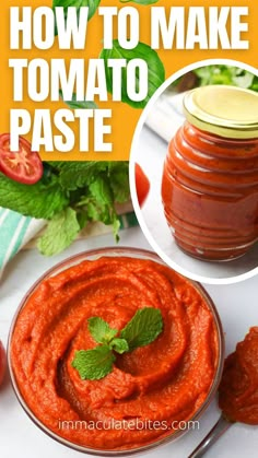 Making homemade tomato paste is super simple. You just need a few ingredients and a taste for authentic Italian flavor and yes, happy time. Take note that this tomato paste recipe can be frozen for 2-3 months. Tomato Paste In Crockpot, Making Tomato Paste From Fresh Tomatoes, Tomatoes Paste Recipe, Making Tomato Paste, Canned Tomato Paste Recipe, Tomato Paste Canning Recipe, Homemade Tomato Paste Easy, Diy Tomato Paste, How To Make Tomato Paste