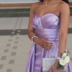 Size 4 Lilac Evening Gown. Worn Once And Purchased For $440.00. Minimal Alterations In Waist. Lilac Evening Gown, Evening Gown, Color Purple, Evening Dress, Evening Gowns, Lilac, Evening Dresses, Prom Dresses, Size 4