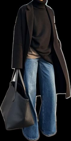 Cold Weather Evening Outfits, Unpolished Casual, Outfits For Tall Women, Modern Minimalist Fashion, Stile Casual Chic, Wide Leg Jeans Outfit, Look Boho Chic, Look Jean, Mode Casual