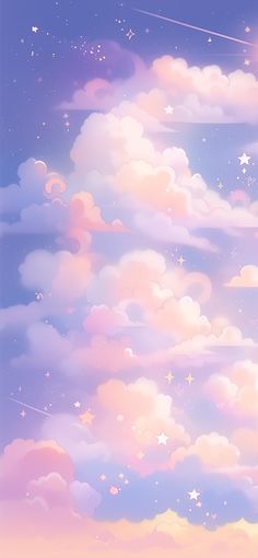 Cute Morning Wallpaper, Dreamy Aesthetic Widget, Cute Pastel Phone Wallpaper, Dream Iphone Wallpaper, Cute Pastel Pictures, Kawaii Rainbow Aesthetic, Dreamy Phone Wallpaper, Pretty Wallpaper Ipad Purple, Simple Kawaii Wallpaper