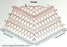 the diagram shows how many different lines are used to create an intricate pattern on fabric