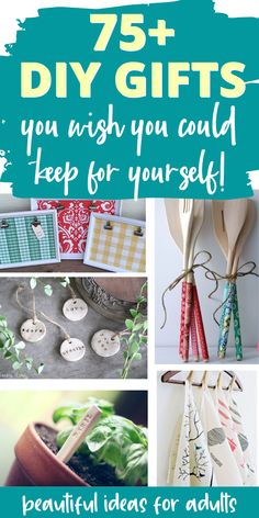 the cover of 75 + diy gifts you wish you can't keep for yourself