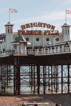 the pier at brighton beach in england