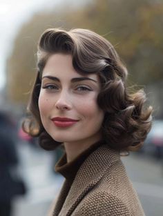 Vintage Haircuts 2024: Trendy Retro Hairstyles for a Modern Twist Rockabilly Hair Tutorials, Vintage Haircuts, Vintage Bridal Hair, Old Hairstyles, Edgy Haircuts, Summer Haircuts