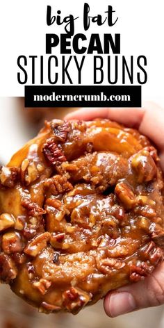 Shareable Baked Goods, Bourbon Pecan Sticky Buns, Homemade Cinnamon Rolls With Pecans, Sticky Pecan Pull Apart Bread, Cinnamon Sticky Buns Recipes, Praline Cinnamon Rolls, Cinninom Rolls Recipe, Easy Pecan Sticky Buns, Apple Sticky Buns