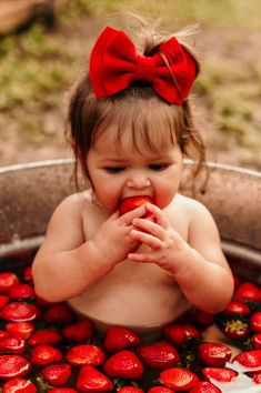 Strawberry bath, first birthday photoshoot, Berry First Birthday Photoshoot, milestone photographer, DFW Family Photographer First Birthday Strawberry Theme Photoshoot, Strawberry One Birthday, Strawberry Baby Birthday Party, Berry Themed Birthday Party, First Birthday Berry Cake, My Berry First Birthday Decorations, Strawberry First Birthday Pictures, Berry 1st Birthday Party Decorations, Berry First Birthday Ideas