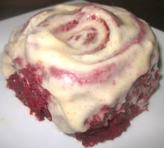 Red Velvet Cake Mix Cinnamon Rolls Red Velvet Cinnamon Rolls, A Piece Of Cake, Yummy Sweets, Piece Of Cake, Red Velvet Cake, Velvet Cake, Eat Dessert, Cheese Frosting, Yummy In My Tummy