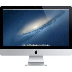 an apple desktop computer is shown with the screen turned on and facing away from the camera