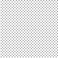 a black and white polka dot pattern with small dots on the surface, as well as in