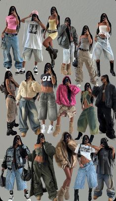 Streetwear Fashion For Women, Casual Outfits Streetwear, Hip Hop Outfits For Women Street Styles, Street Wear Women Aesthetic, Womens Streetwear Outfits, Tomboy Outfits Black Women, 2000 Style Outfits, Streetwear Fashion Women Street Styles, Streetwear Style Outfits