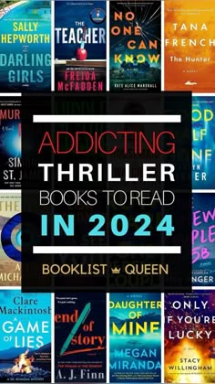 a collage of books with the title'adding thriler in 2021 '